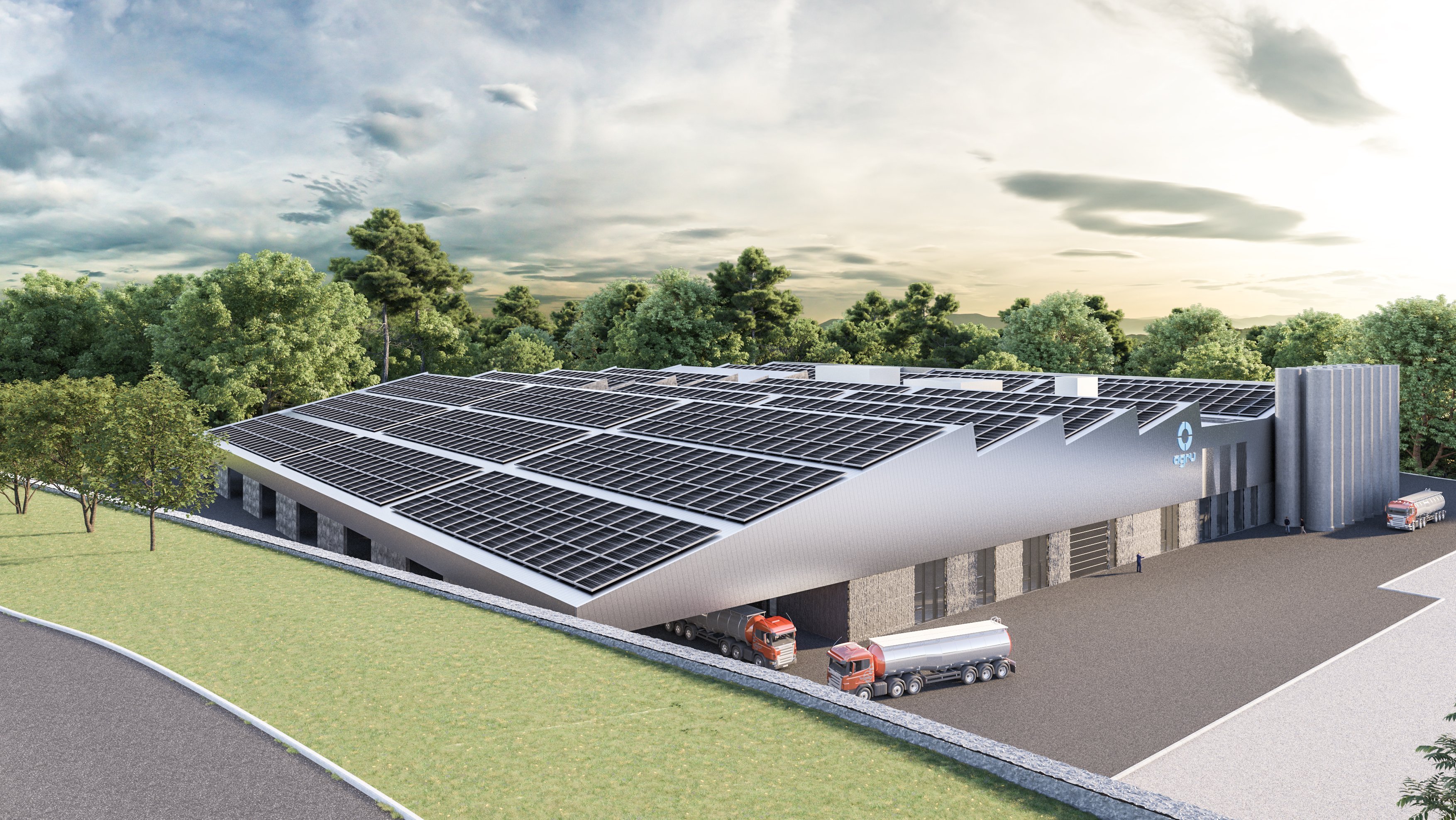 Solar panels ensure sustainability. The opening is planned for early 2023.  Photo Credit: Visualisation: xarchitekten | rendering: sojin seung