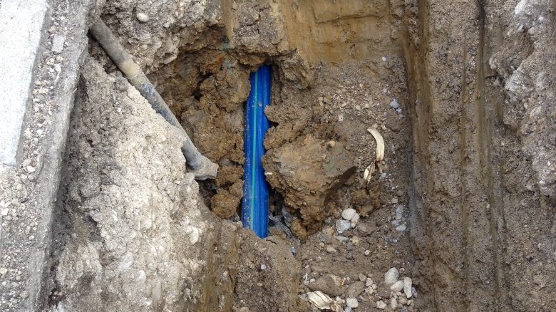 Pulling the new line
