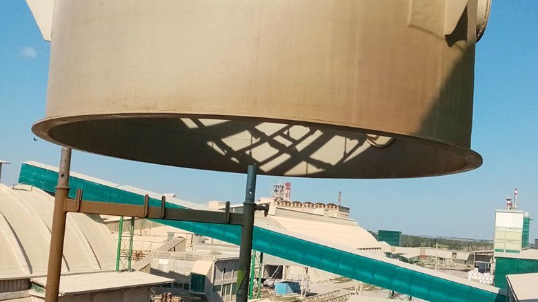 Scrubber in PP and high weight components in PP