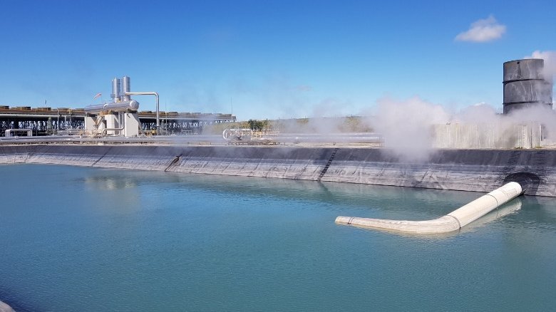 The hot water pools have been operating successfully for about ten years.