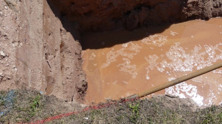 In the shore area, a 10 m wide section has to be crossed by horizontal directional drilling.