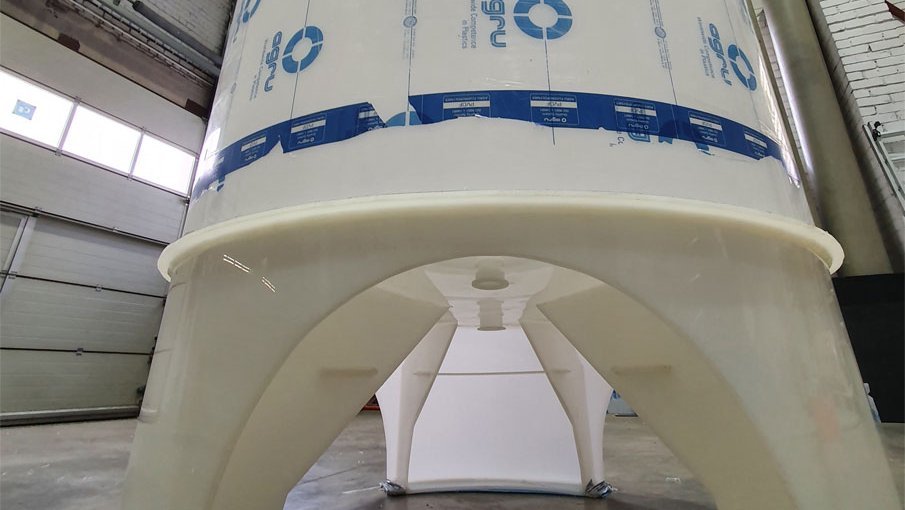 Lagertank in PVDF für Reinstwasser