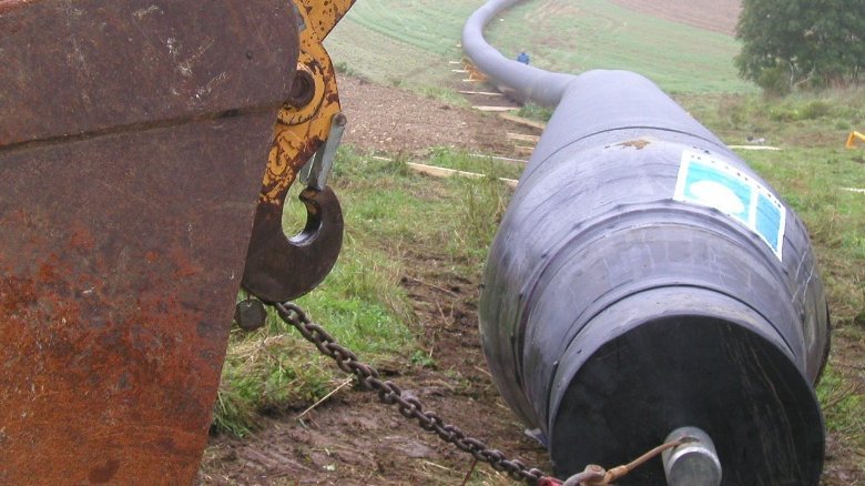 The 600 m PE 100-pipe