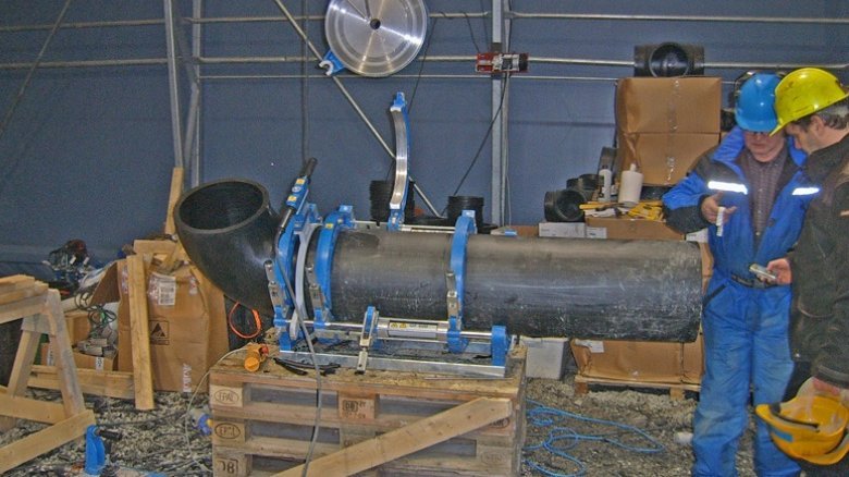Piping system of the fishfarm