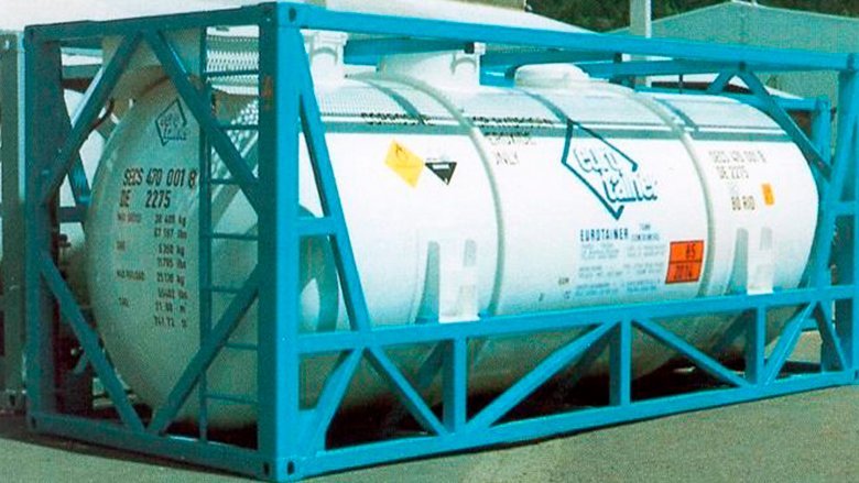 PFA ausgekleideter ISO-Stahlcontainer