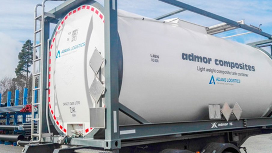 PE 100 GFK ISO Container Fluorotec
