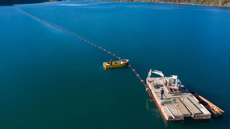 agru pe 100 druckrohrleitung am fuschlsee