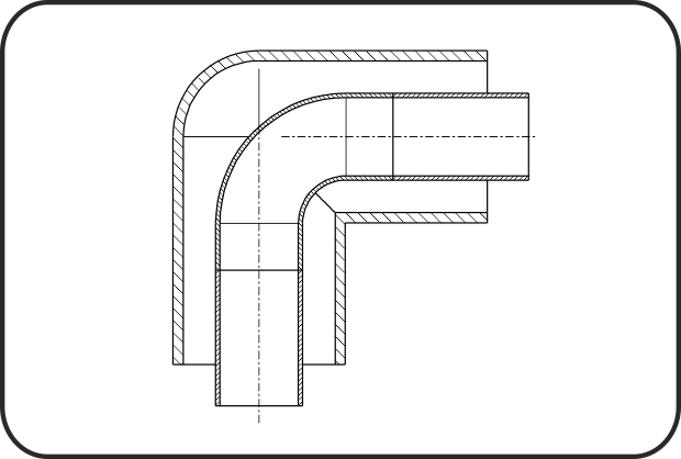 PE/PVDF Staggered Welding