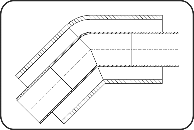 PE/PVDF Staggered Welding
