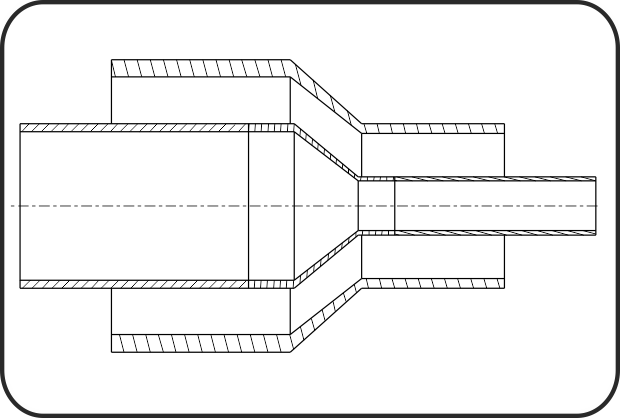 PE/PVDF Staggered Welding