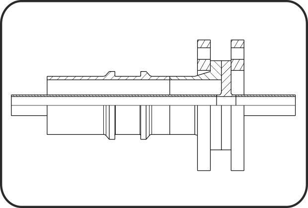 PE/PVDF Staggered Welding