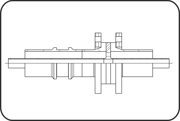 PE/PVDF Staggered Welding